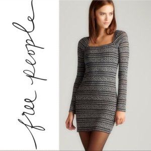 Free People Good Girl Gone Bad Long Sleeve Dress